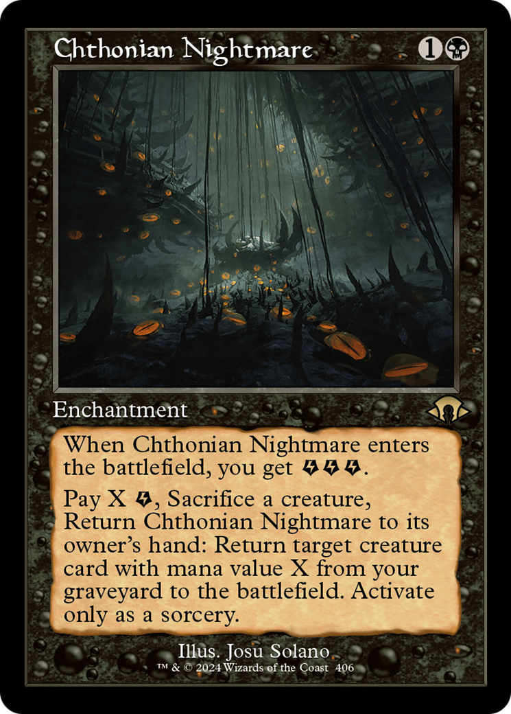 Chthonian Nightmare (Retro) [Modern Horizons 3] | Chromatic Games