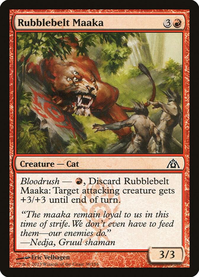 Rubblebelt Maaka 38/156 (Dragon's Maze)  | Chromatic Games