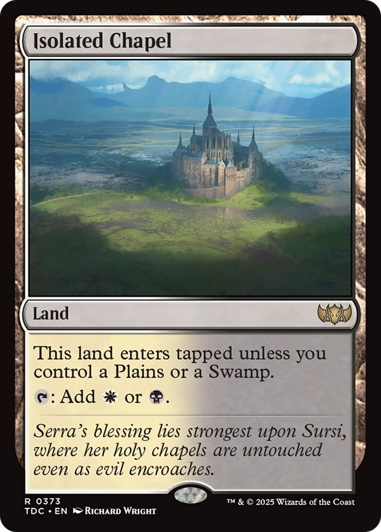 Isolated Chapel [Tarkir: Dragonstorm Commander] | Chromatic Games