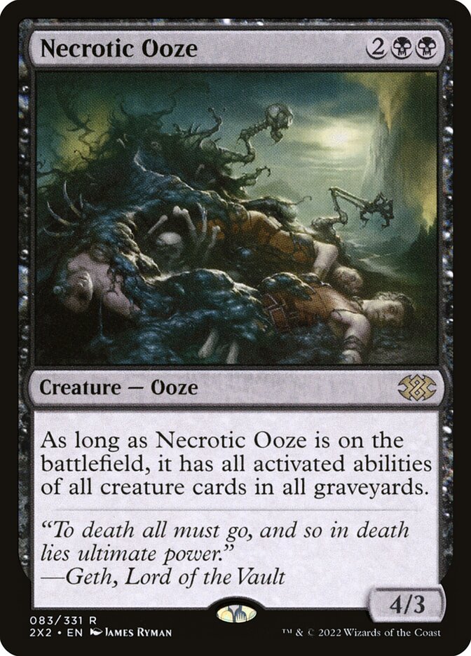 Necrotic Ooze 83/331 (Double Masters 2022)  - Foil | Chromatic Games