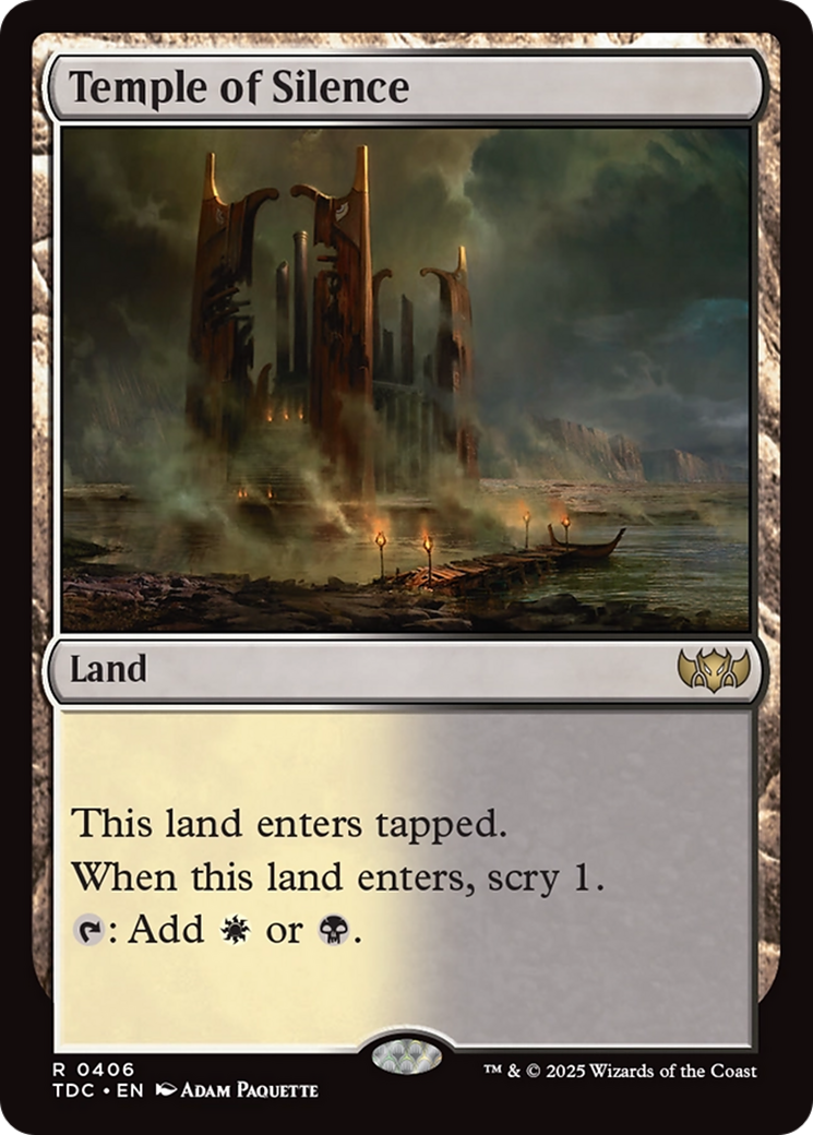 Temple of Silence [Tarkir: Dragonstorm Commander] | Chromatic Games