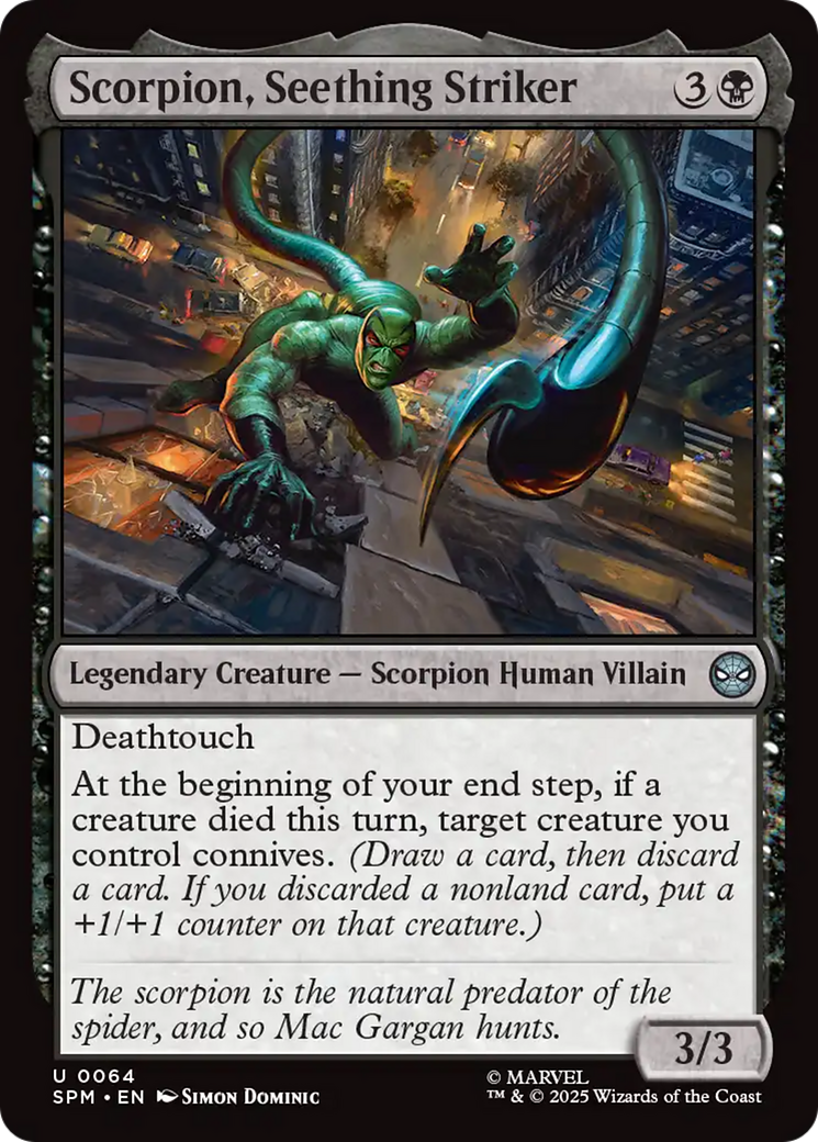 Scorpion, Seething Striker [Marvel's Spider-Man] | Chromatic Games