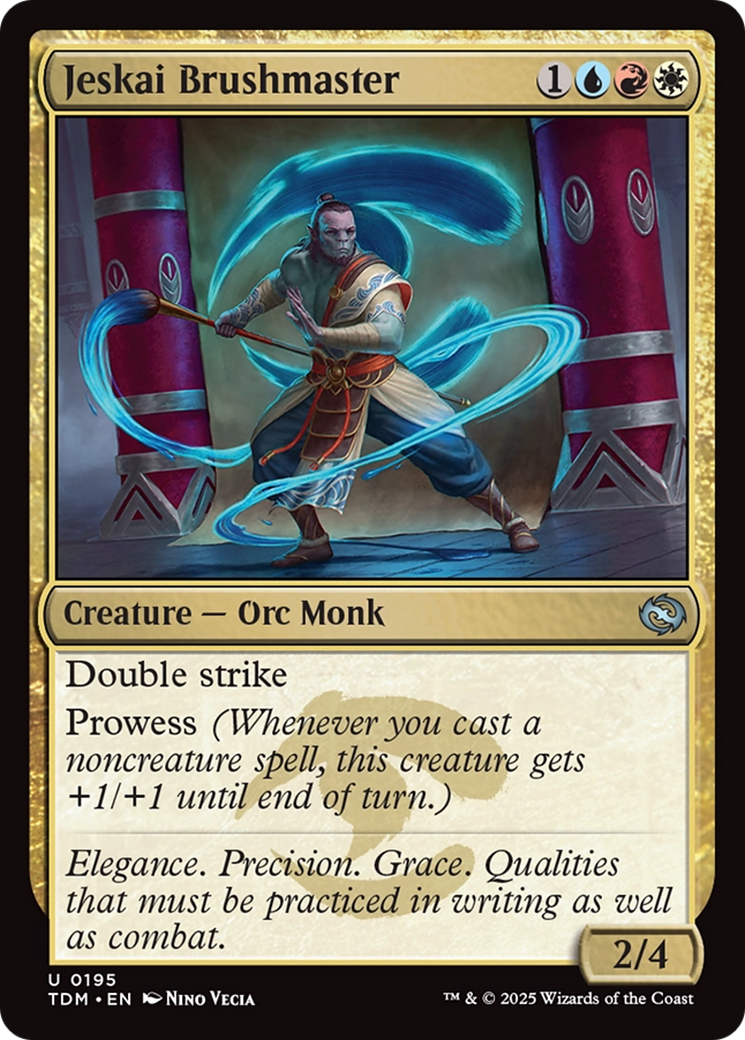Jeskai Brushmaster [Tarkir: Dragonstorm] | Chromatic Games