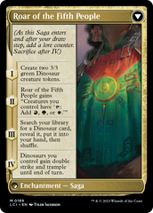 Huatli, Poet of Unity // Roar of the Fifth People [The Lost Caverns of Ixalan] | Chromatic Games