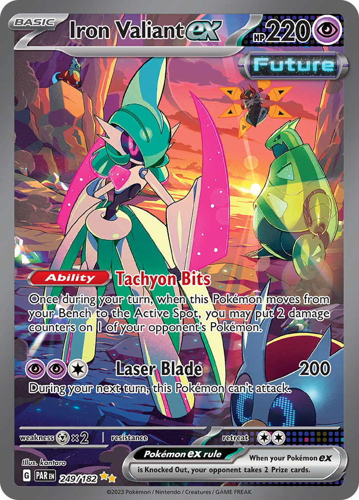 Iron Valiant ex (249/182) [Scarlet & Violet: Paradox Rift] | Chromatic Games