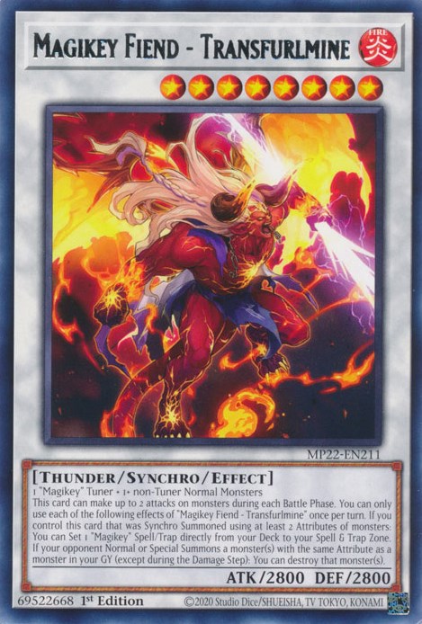 Magikey Fiend - Transfurlmine [MP22-EN211] Rare | Chromatic Games