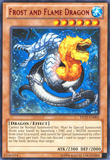 Frost and Flame Dragon (Red) [DL15-EN005] Rare | Chromatic Games