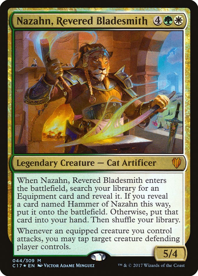 Nazahn, Revered Bladesmith 44/309 (Commander 2017)  - Foil | Chromatic Games