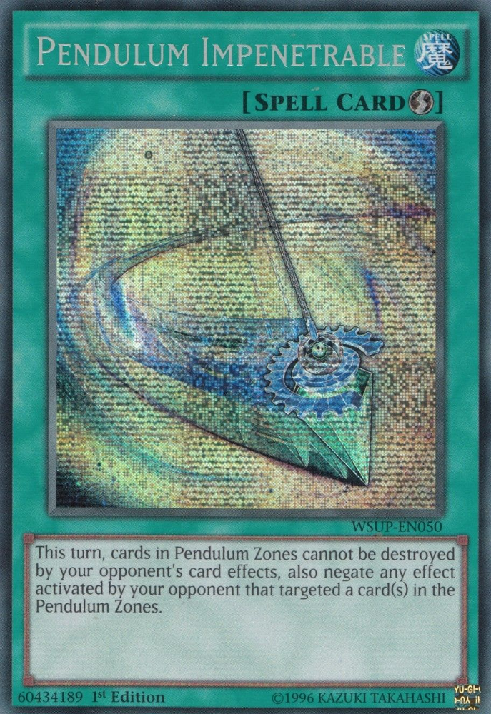 Pendulum Impenetrable [WSUP-EN050] Secret Rare | Chromatic Games