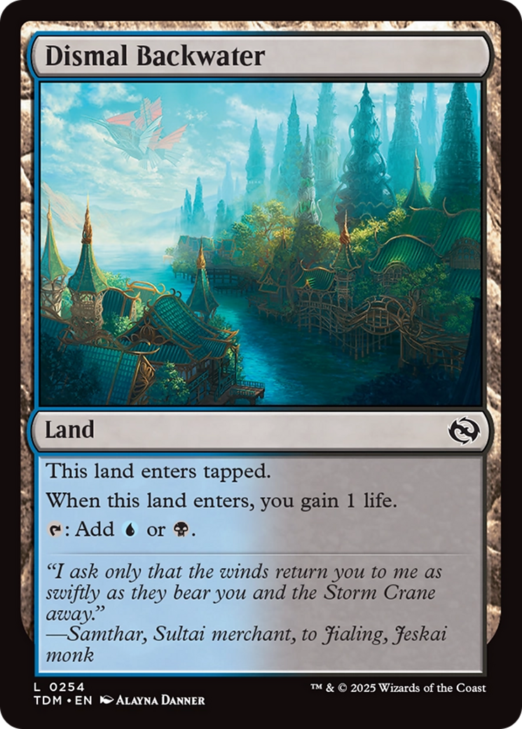 Dismal Backwater [Tarkir: Dragonstorm] | Chromatic Games