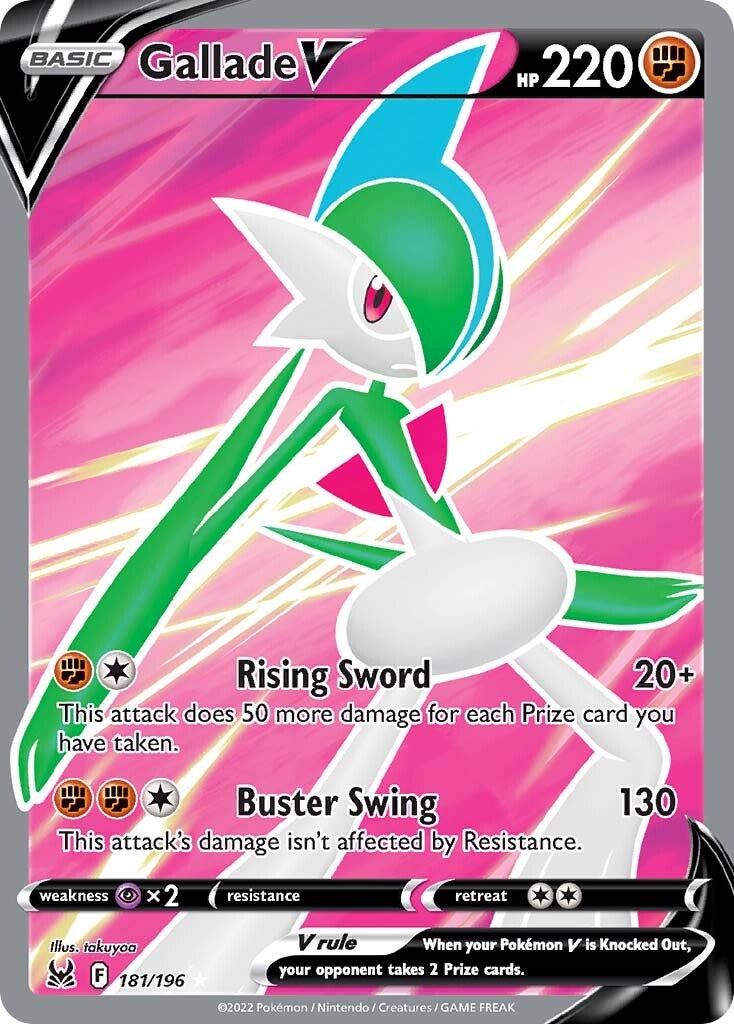 Gallade V (181/196) [Sword & Shield: Lost Origin] | Chromatic Games