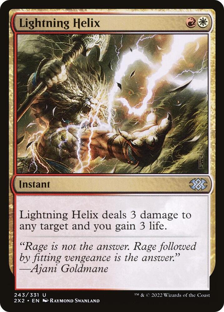 Lightning Helix 243/331 (Double Masters 2022)  - Foil | Chromatic Games