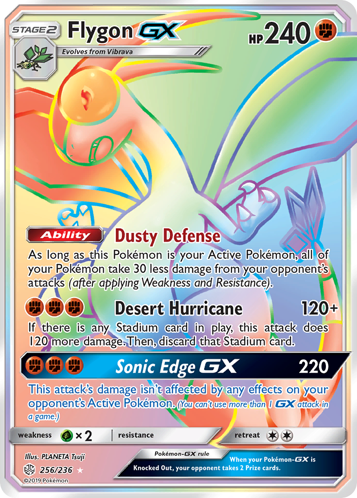 Flygon GX (256/236) [Sun & Moon: Cosmic Eclipse] | Chromatic Games