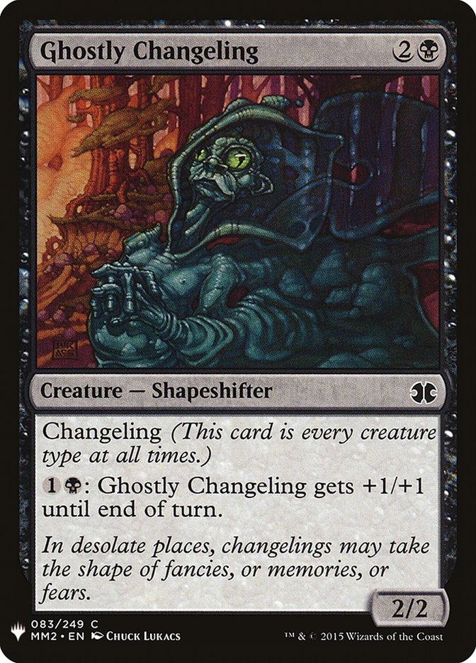Ghostly Changeling [Mystery Booster] | Chromatic Games