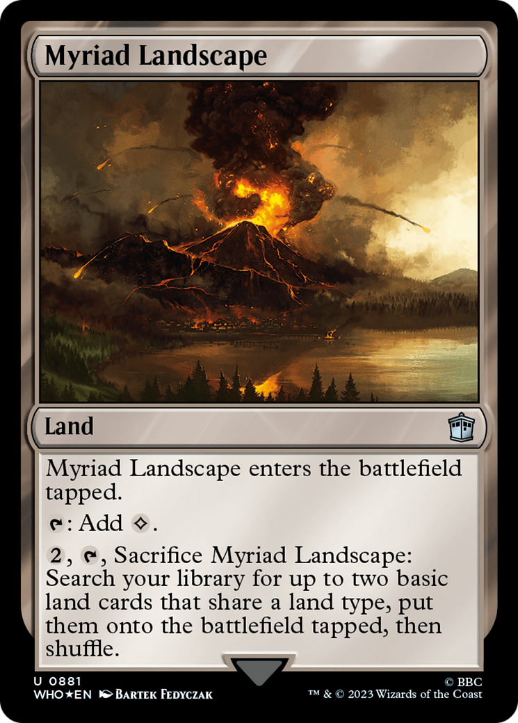 Myriad Landscape (Surge Foil) [Doctor Who] | Chromatic Games