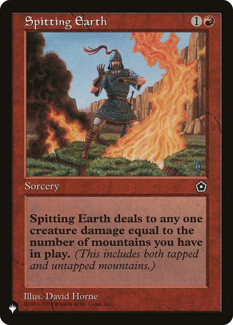 Spitting Earth [The List] | Chromatic Games
