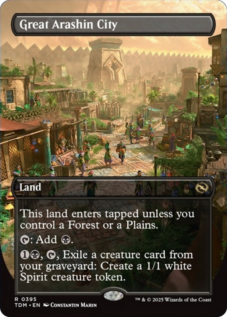 Great Arashin City (Borderless) [Tarkir: Dragonstorm] | Chromatic Games