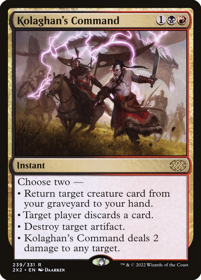 Kolaghans Command 239 (Double Masters 2022)  - Foil | Chromatic Games