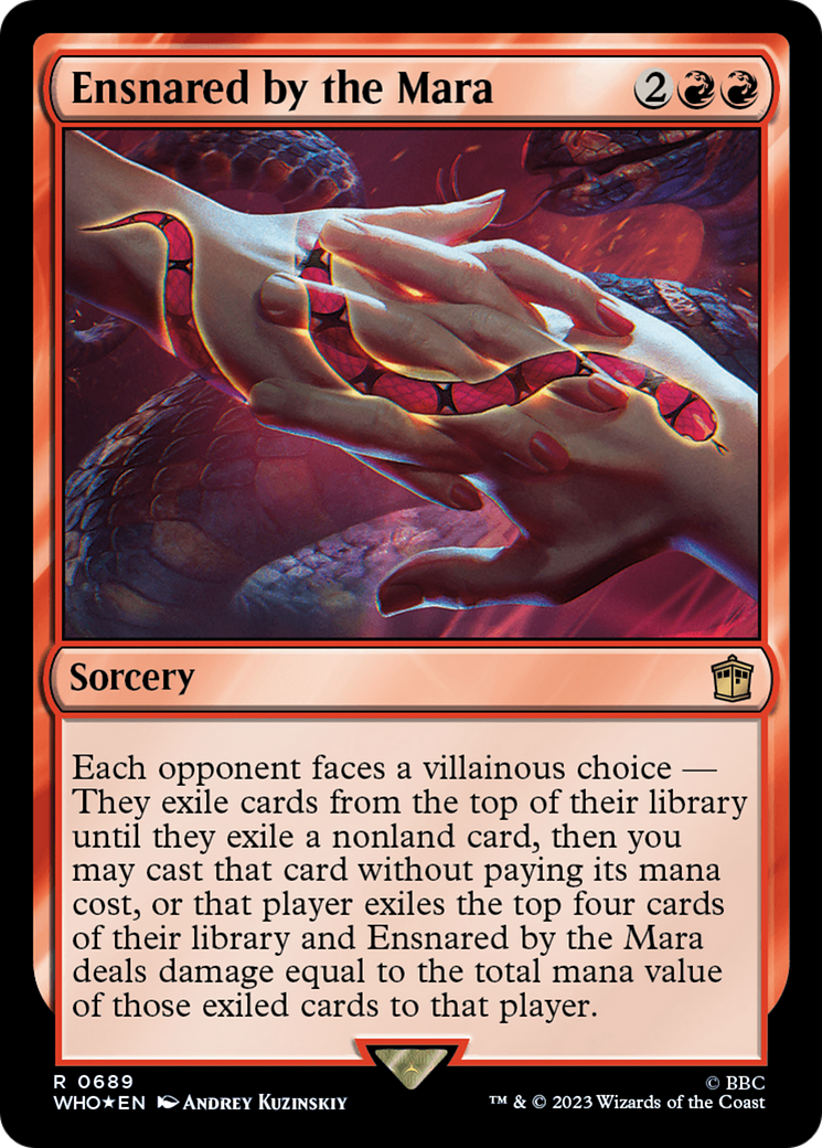 Ensnared by the Mara (Surge Foil) [Doctor Who] | Chromatic Games