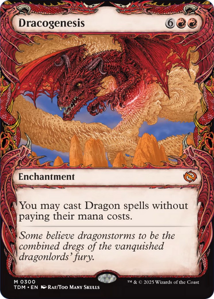 Dracogenesis (0300) (Showcase) [Tarkir: Dragonstorm] | Chromatic Games