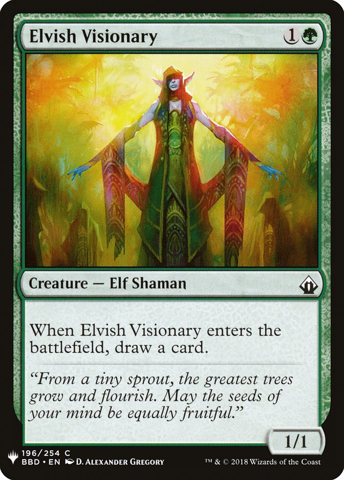 Elvish Visionary [Mystery Booster] | Chromatic Games