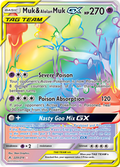 Muk & Alolan Muk GX (220/214) [Sun & Moon: Unbroken Bonds] | Chromatic Games