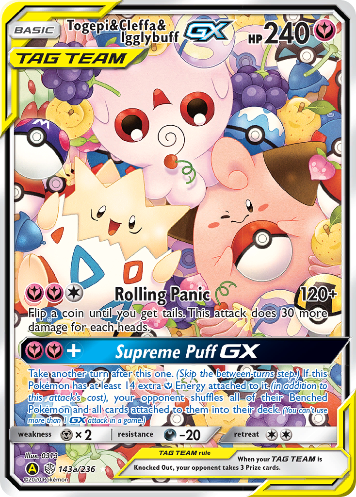 Togepi & Cleffa & Igglybuff GX (143a/236) [Alternate Art Promos] | Chromatic Games