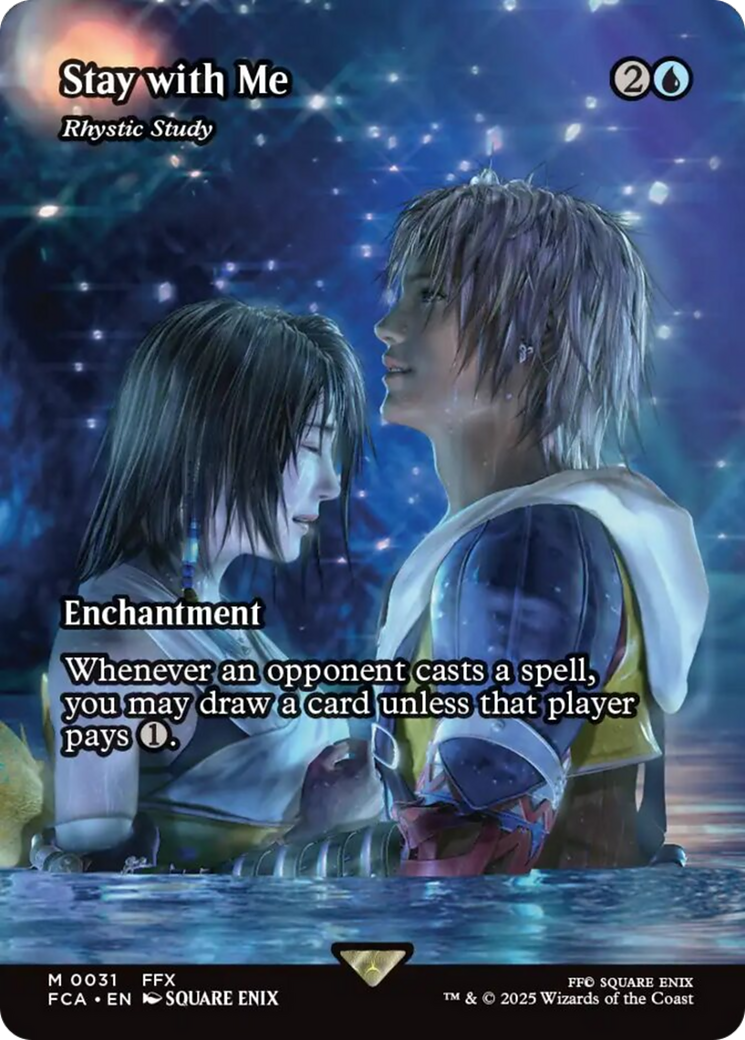 Stay with Me - Rhystic Study (Showcase) [FINAL FANTASY : Through the Ages] | Chromatic Games
