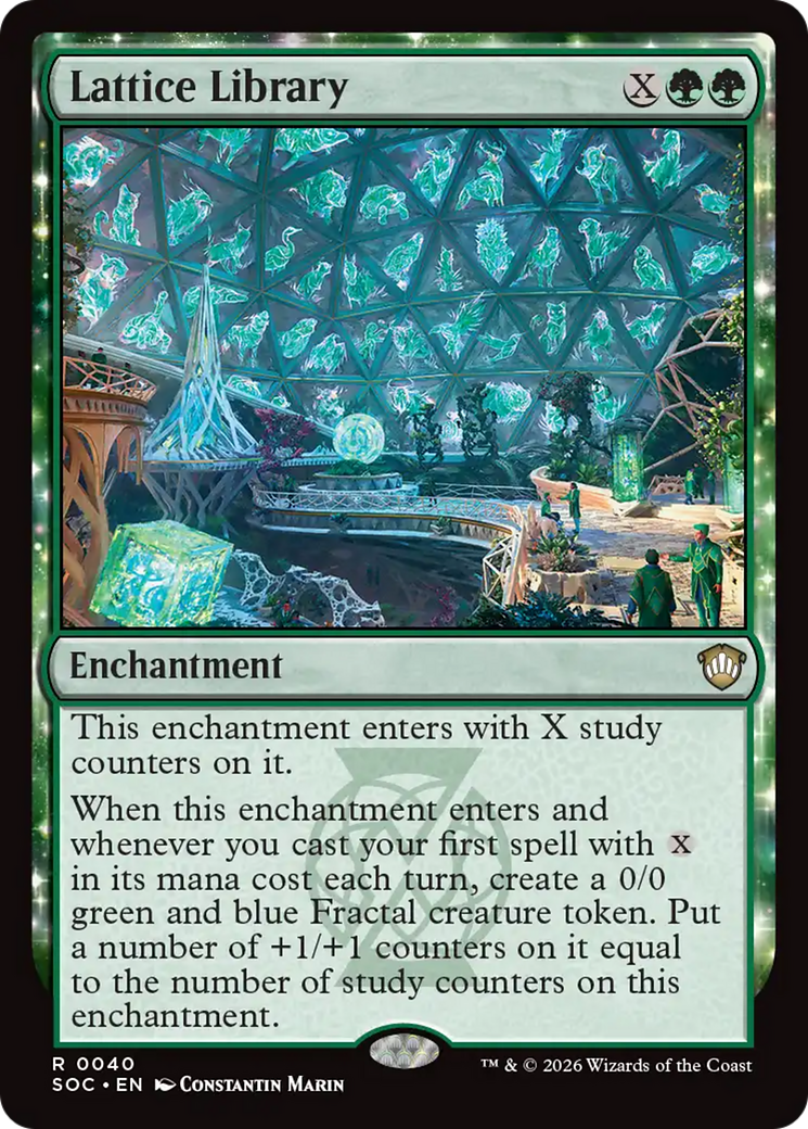 Lattice Library [Secrets of Strixhaven Commander] | Chromatic Games
