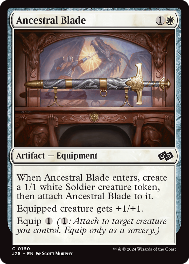 Ancestral Blade [Foundations Jumpstart] | Chromatic Games