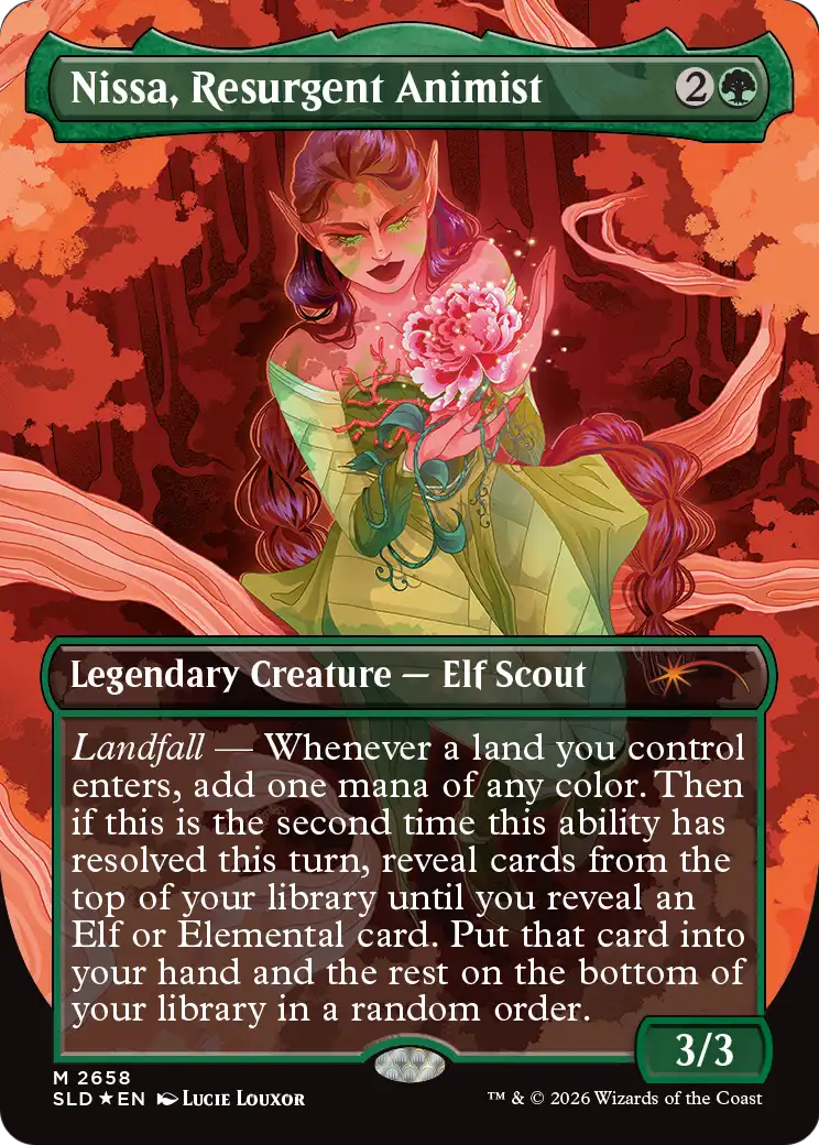 Nissa, Resurgent Animist [Secret Lair Drop Series] | Chromatic Games