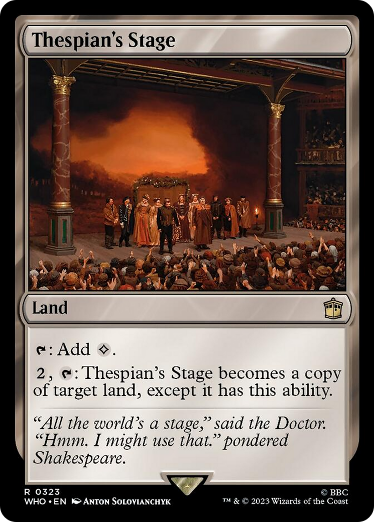 Thespian's Stage [Doctor Who] | Chromatic Games