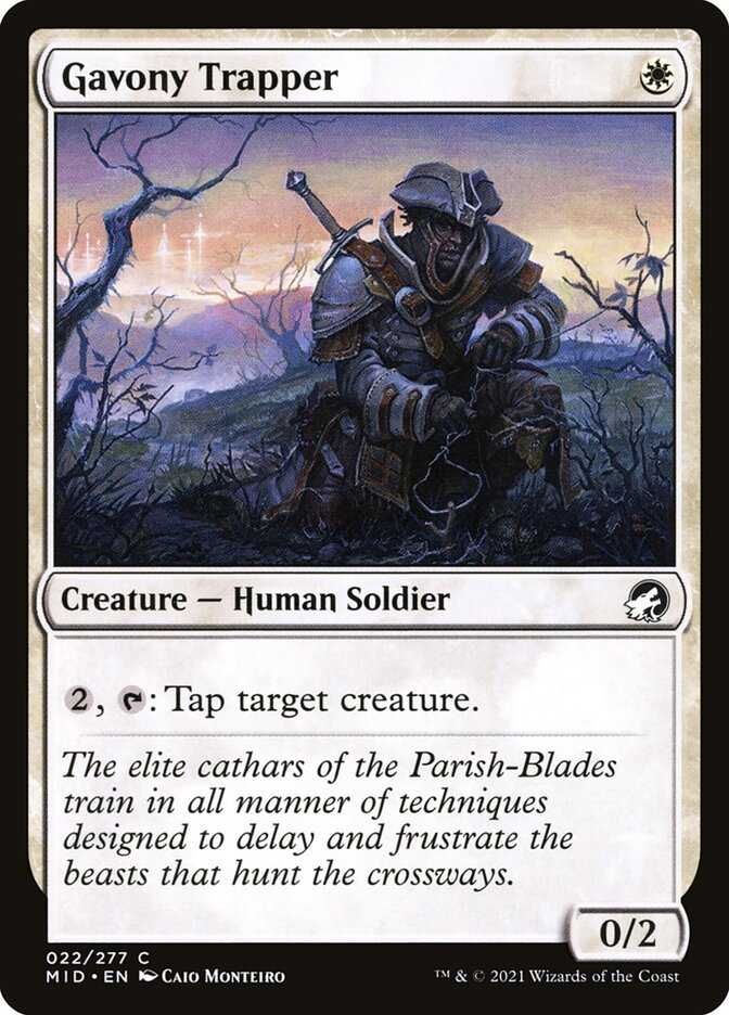 Gavony Trapper 22/277 (Innistrad: Midnight Hunt)  | Chromatic Games