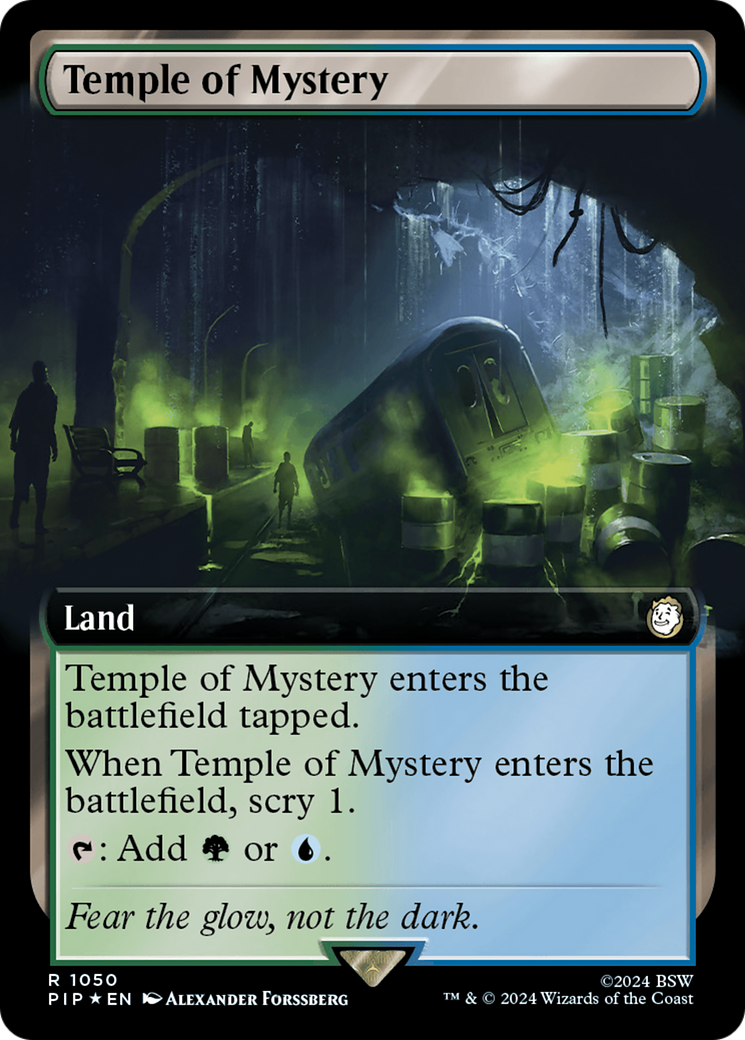 Temple of Mystery (Extended Art) (Surge Foil) [Fallout] | Chromatic Games