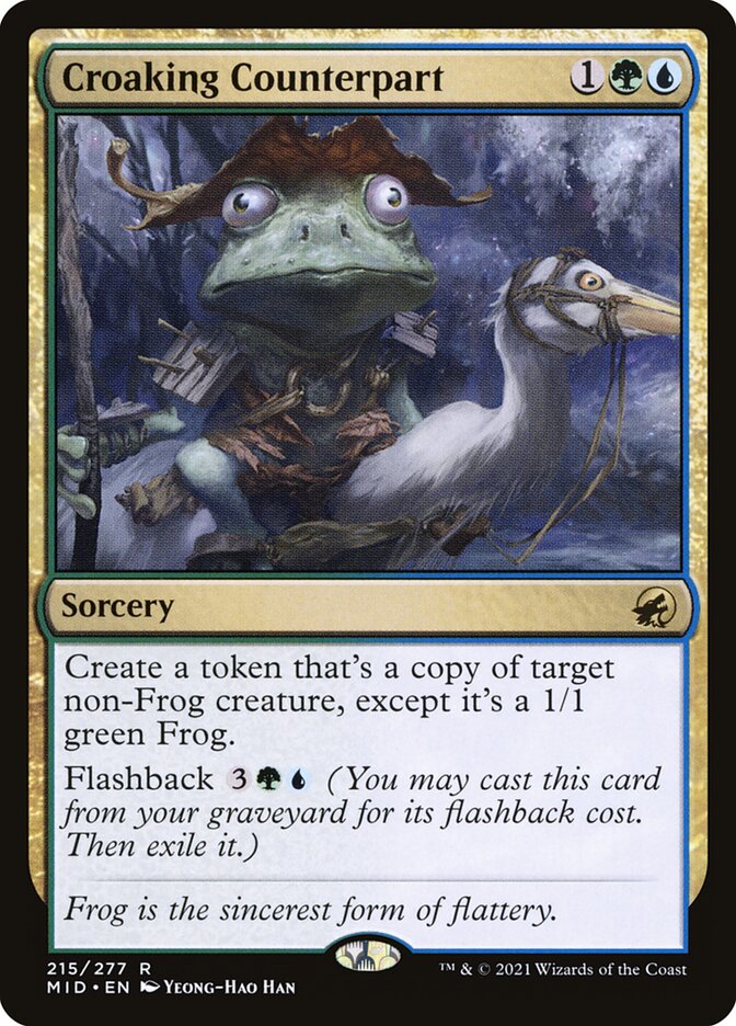 Croaking Counterpart 215/277 (Innistrad: Midnight Hunt)  | Chromatic Games