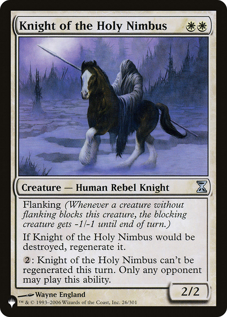 Knight of the Holy Nimbus [The List Reprints] | Chromatic Games