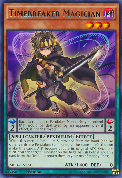 Timebreaker Magician [MP16-EN174] Rare | Chromatic Games