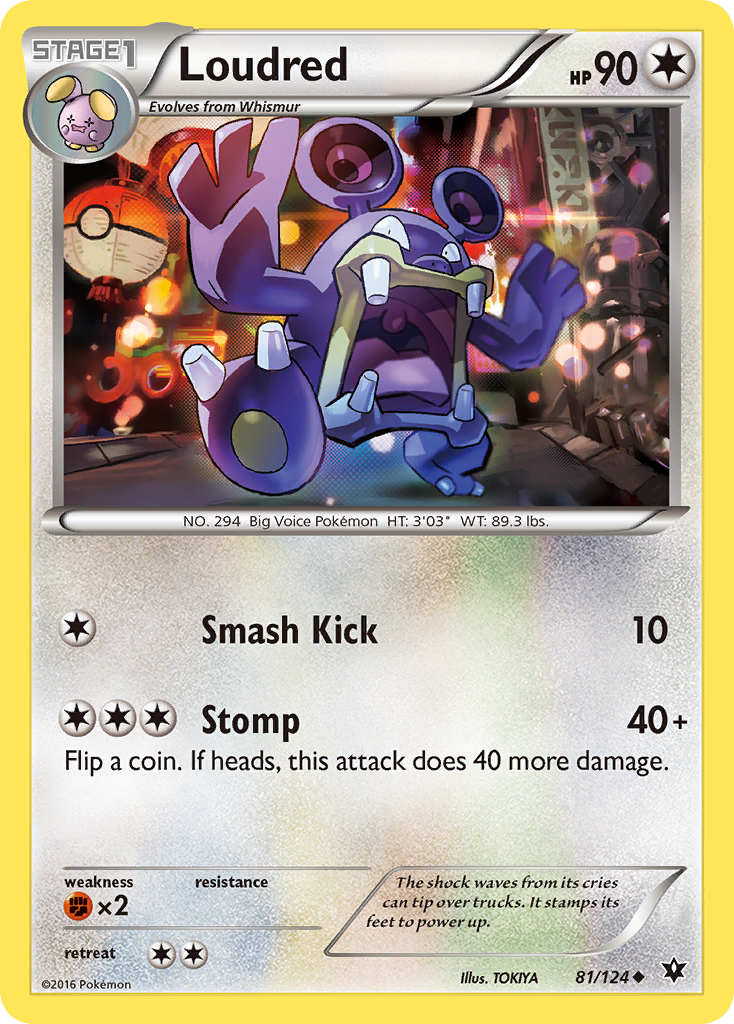 Loudred (81/124) [XY: Fates Collide] | Chromatic Games