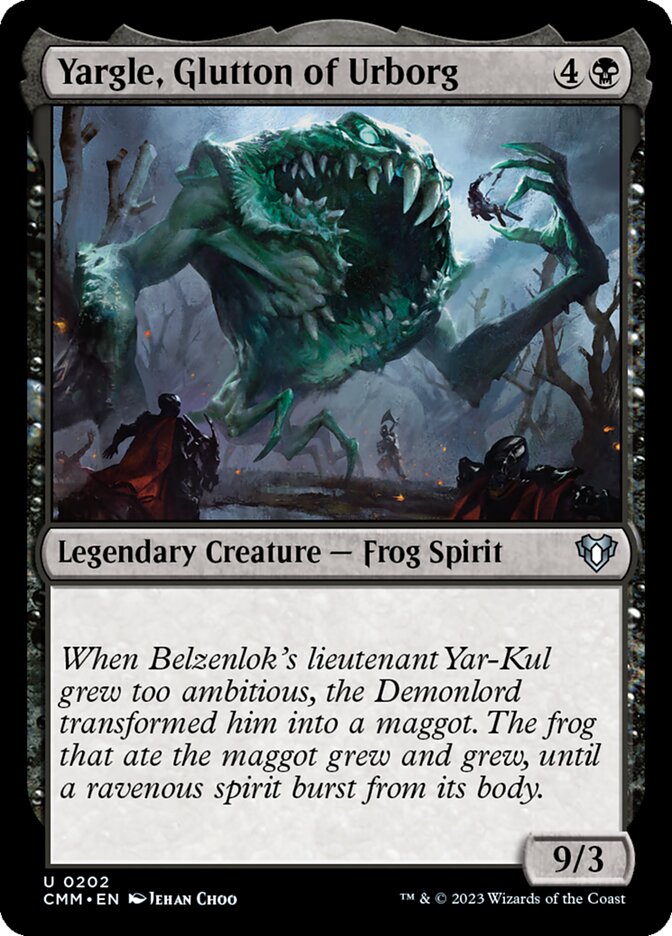 Yargle, Glutton of Urborg 202/451 (Commander Masters)  | Chromatic Games