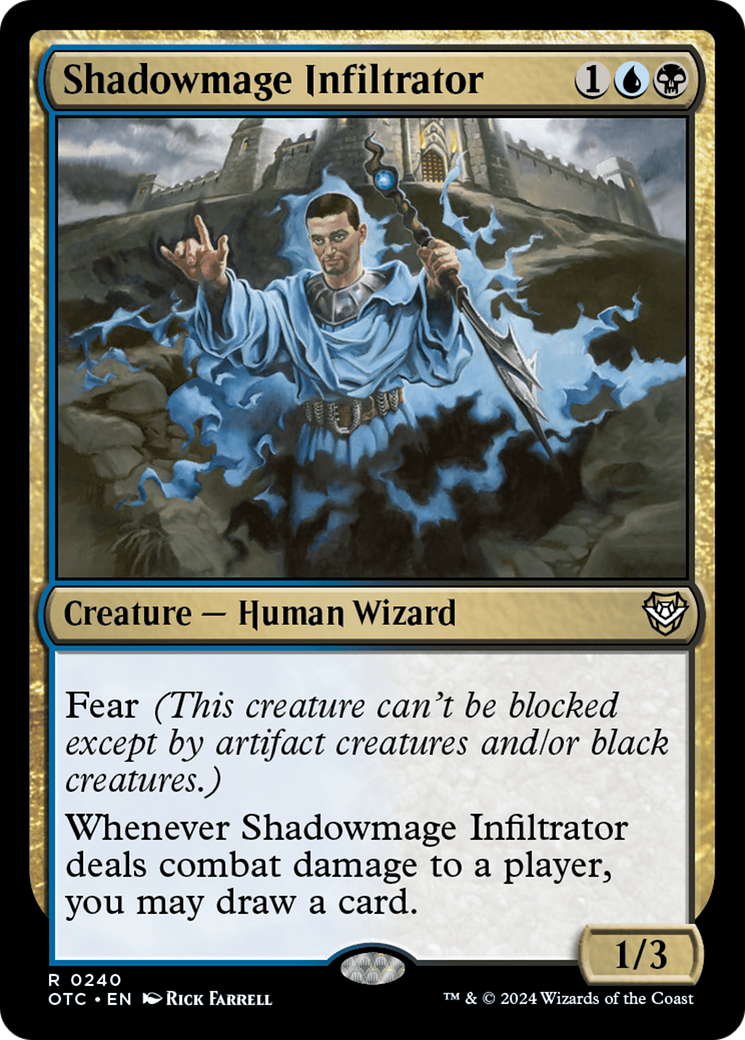 Shadowmage Infiltrator [Outlaws of Thunder Junction Commander] | Chromatic Games