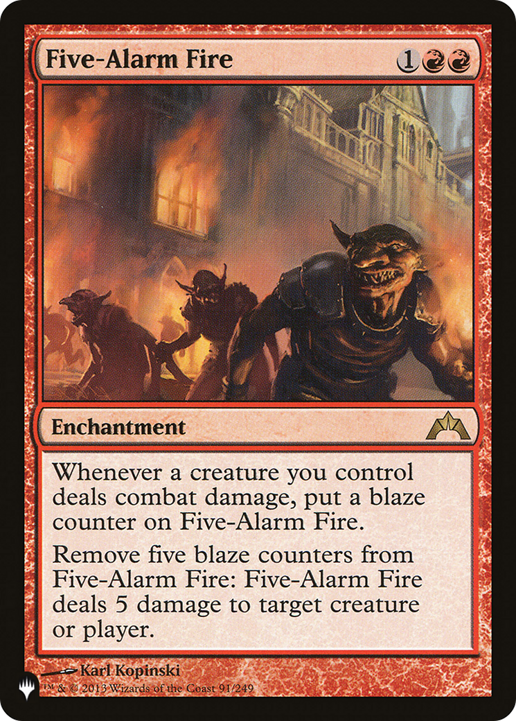 Five-Alarm Fire [The List] | Chromatic Games