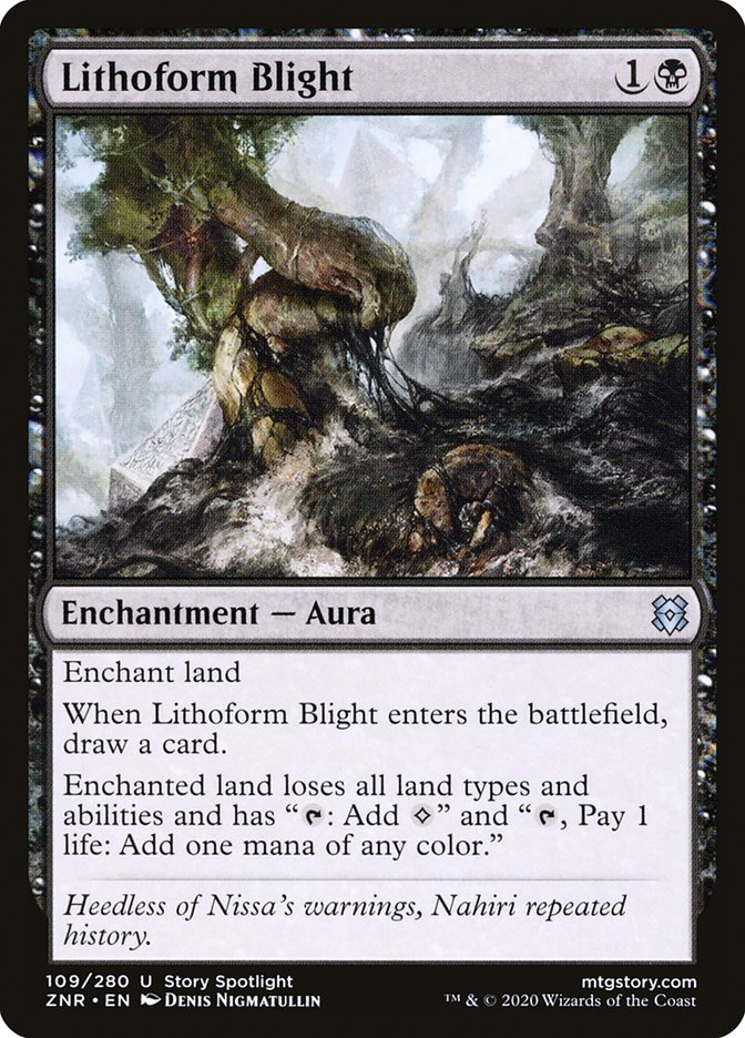 Lithoform Blight 109/280 (Zendikar Rising)  - Foil | Chromatic Games