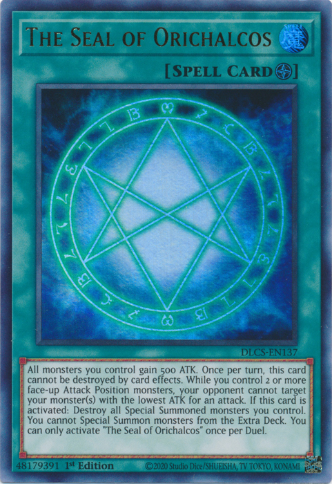 The Seal of Orichalcos [DLCS-EN137] Ultra Rare | Chromatic Games