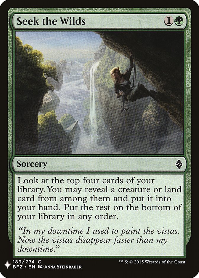 Seek the Wilds [Mystery Booster] | Chromatic Games