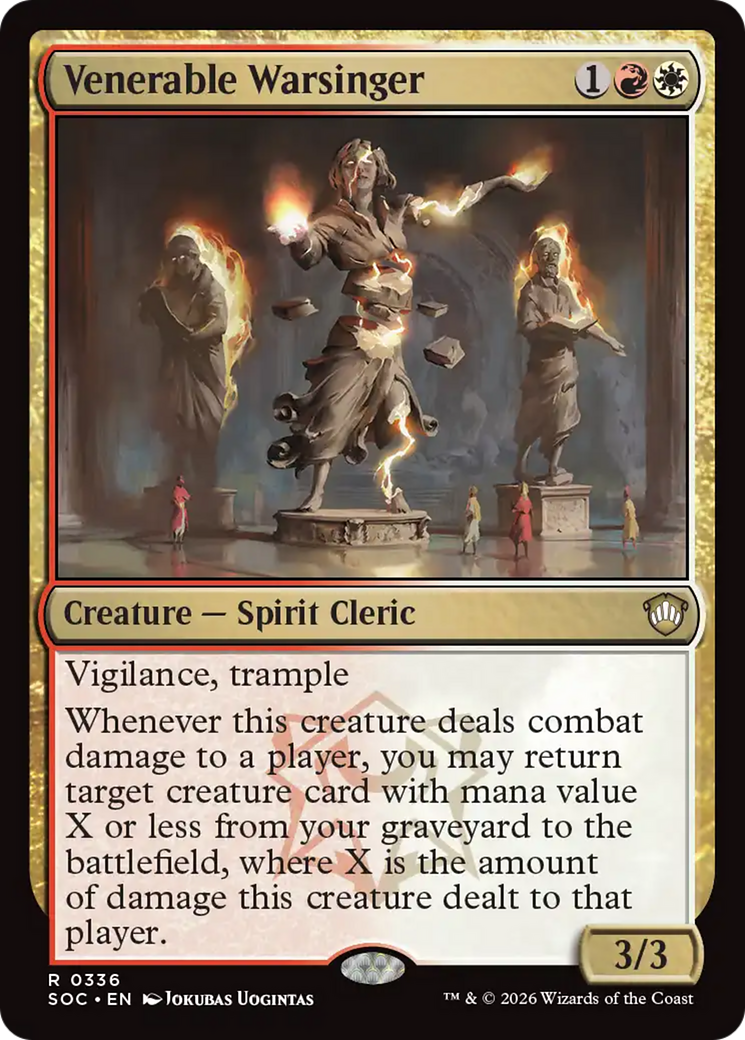 Venerable Warsinger [Secrets of Strixhaven Commander] | Chromatic Games