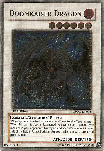 Doomkaiser Dragon (UTR) [CSOC-EN043] Ultimate Rare | Chromatic Games