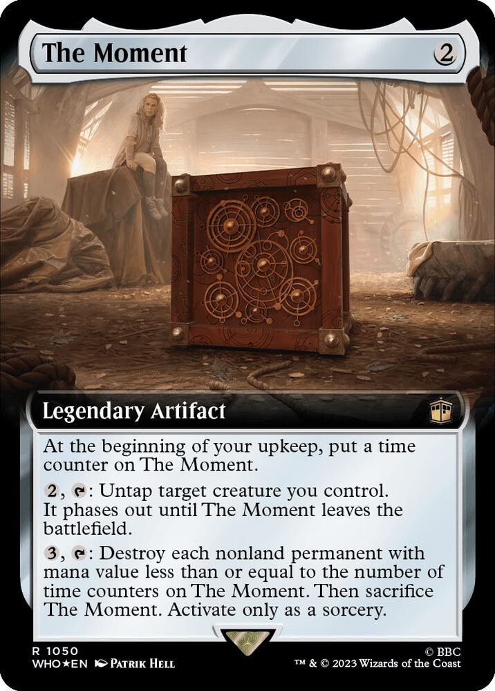 The Moment 1050/331 (Universes Beyond: Doctor Who)  - Extended Art Surge Foil | Chromatic Games