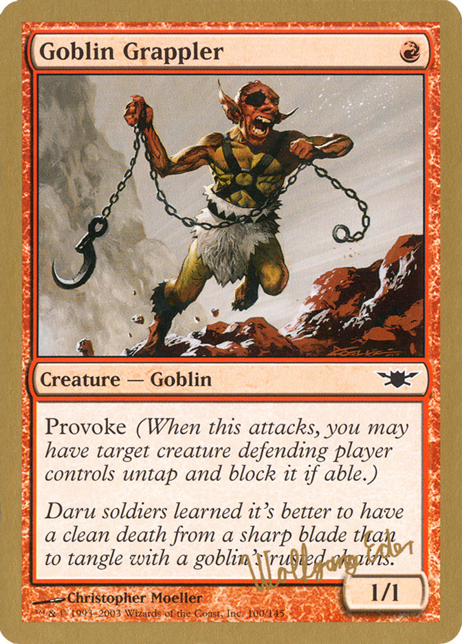 Goblin Grappler (Wolfgang Eder) [World Championship Decks 2003] | Chromatic Games