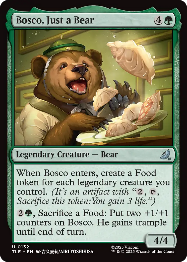 Bosco, Just a Bear [Avatar: The Last Airbender: Eternal-Legal] | Chromatic Games