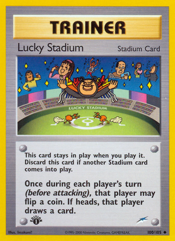 Lucky Stadium (100/105) [Neo Destiny 1st Edition] | Chromatic Games